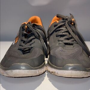 RBX Charcoal and Tangerine Sneakers